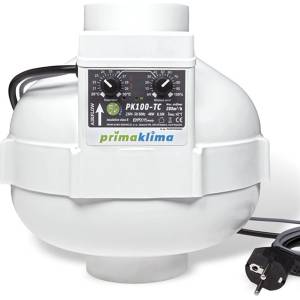Prima Klima Вентилатор PK100-TC с контролер на темп. Ø100mm 280m3/h