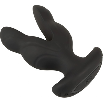 Anos - двоен анален вибратор (черен)