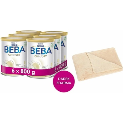 BEBA COMFORT 5 6× 800 g + Deka Bellatex béžová