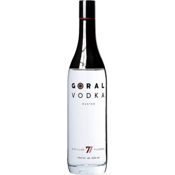 Goral Master 40% 0,7 l (čistá fľaša)