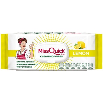 Miss Quickline Универсални почистващи влажни кърпи лимон 80 бр (7995)