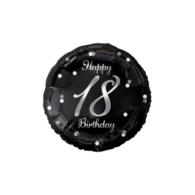 Godan Балон от фолио - черен/сребрист 18