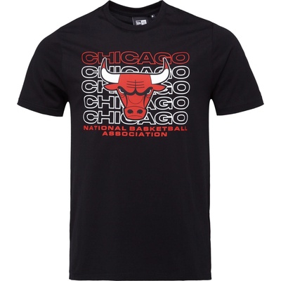 New Era Chicago Bulls NBA Stack wordmark čierne červené biele