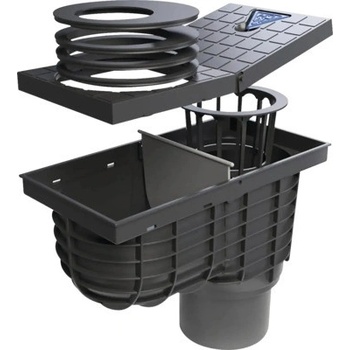 Haco Lapač strešných vôd LSV DN 110 čierny