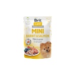 Brit Care Mini Rabbit & Salmon fillets in gravy-филенца от заек и сьомга в сос грейви, 85gr