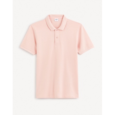 Celio Светлорозова мъжка основна поло тениска Celio Teone Celio | Rozov | МЪЖЕ | S