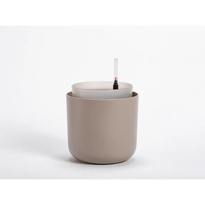 Plastia květináč samozavlažovací Tolita taupe 16 cm