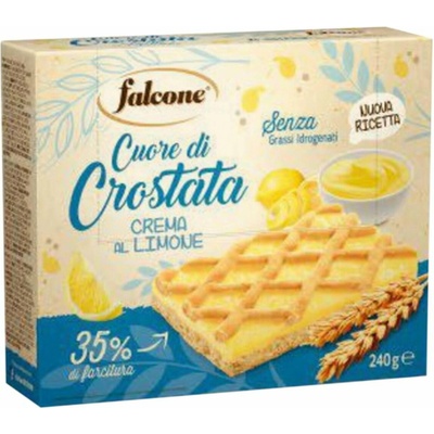 Falcone crostata koláčiky s citrónovým krémom 4 x 60 g