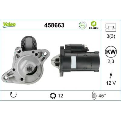 Startér VALEO 458663