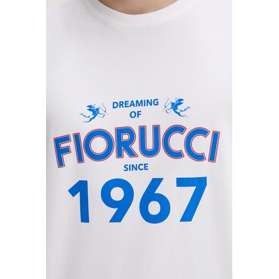 Памучна тениска Fiorucci White Dreaming 1967 Print Boxy Fit T-Shirt (M02SMTSH103CJ01WH08)
