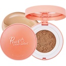 Black Rouge Peach Cover Velvet Cushion SPF50+/PA++++ Apricot Toktok Krycí make-up v polštářku 14 g