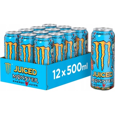 Monster Mango Loco energetický nápoj plech 2291 12 x 500 ml – Zboží Mobilmania