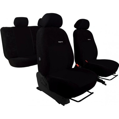 Autopoťah Pok-ter Elegance čierno-čierne velour-velour