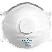 PortWest | Respirátor s ventilkem FFP3 Dolomite - White / bílá