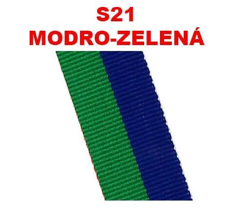 Stuha modro-zelená