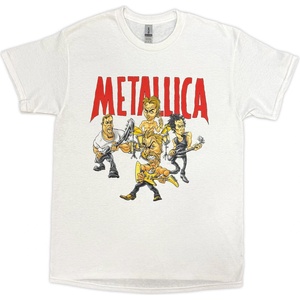 Metallica Load Chavez Cartoon Uni White S Риза (METTS104MW01)