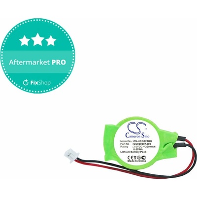 Baterie pro CMOS for Advent, Asus, HP, MSI, 200mAh, Lithium, 3V, GC02000KJ00, HQ