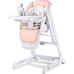 Caretero Столче За Хранене и Електрическа Люлка 2в1 Индиго Pink Caretero