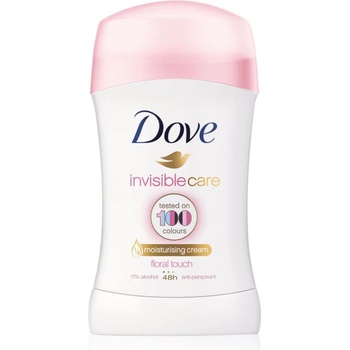 Dove Invisible Care Antiperspirant твърд антиперспирант против бели петна без алкохол Water Lily & Rose 40ml