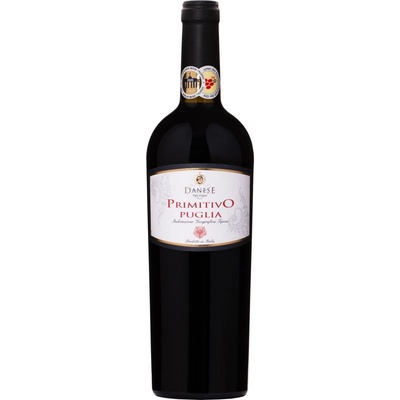 Danese Primitivo Puglia IGT biela etiketa 14% 0,75 l (čistá fľaša)