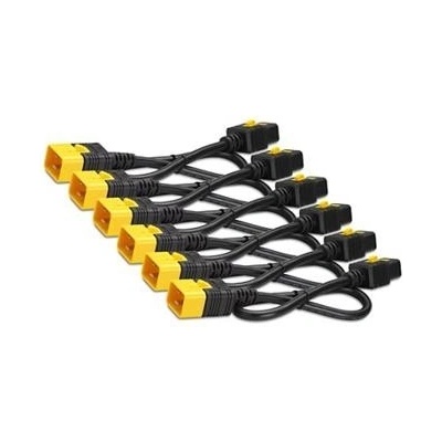 APC AP8716S Power Cord Kit (6 ea), Locking, C19 to C20, 1,8m