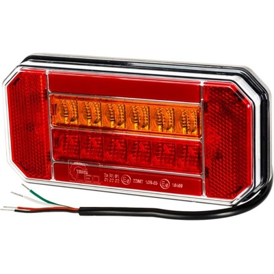 TL zadné pravé LED svetlo malé 165x80mm 12V 24V