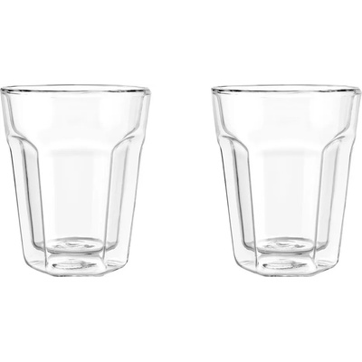 Leopold Vienna Комплект от 2 двустенни стъклени чаши Leopold Vienna, 100 ml (LV 01510)