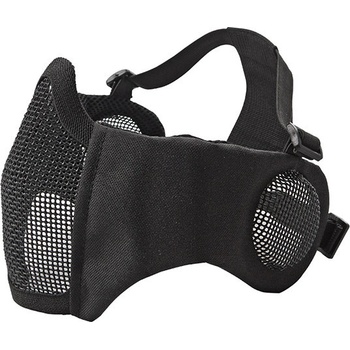 ! Strike Systems Strike Síťovaná ochranná maska s chráničem tváří a uší, černá