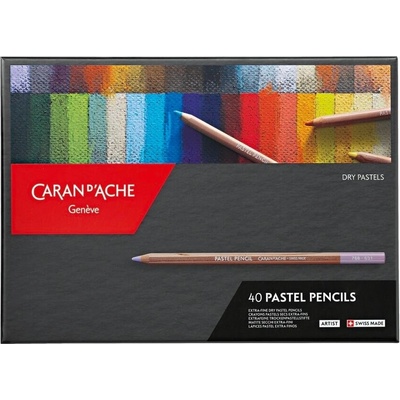 Caran D'Ache Umělecké suché pastely v tužce 40 ks