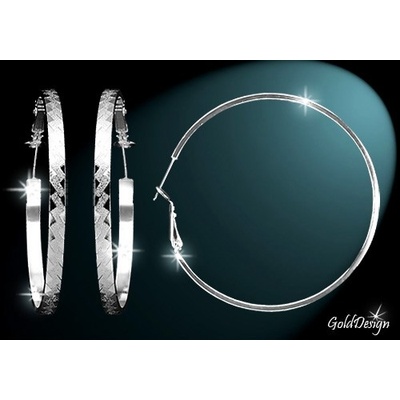 Gold Design kreole Eros 4 rhodium GD949