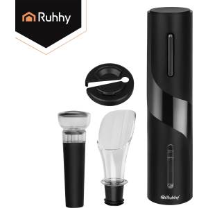 Ruhhy Електрическа отварачка за вино с usb-c - комплект от 4 части 83339 (5900779962484)
