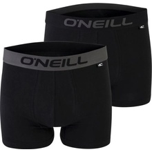 Boxerky O´Neill Men boxer O´Neill plain čierne Spodné prádlo 2 Pack