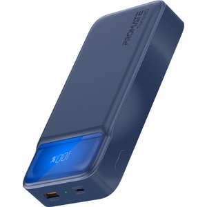 Promate Външна батерия ProMate TORQ-20 PowerBank SuperSlim 20W / 3.0 QC, LCD, 20000mAh - Синя