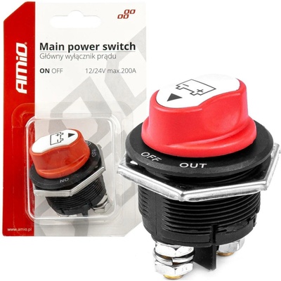 Hlavní vypínač autobaterie 12/24 max.200A-03027