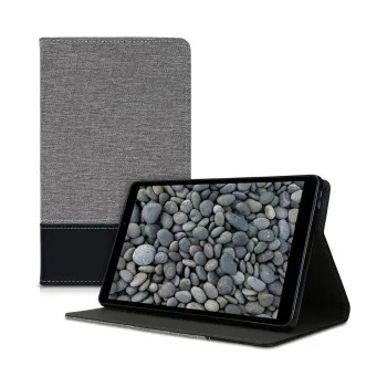 Image 1 of kwmobile Флип калъф за Huawei MatePad T8 (8") - сив