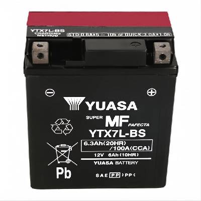 YUASA AGM 12V 6Ah 100A right+ YTX7L-BS