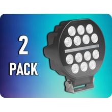 KAMAR LED pracovné svetlo + LED pás, 18W+1,6W, 1300lm, 16xLED, 12/24V, IP67/2-PACK! [L0182]