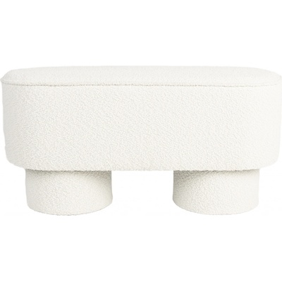 White Label Living MARCOS WLL 93x35 cm bouclé bílé