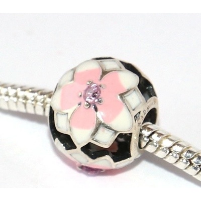 Fashion Jewerly Korálek Enamel Květina Lotosový květ pro princeznu 2604