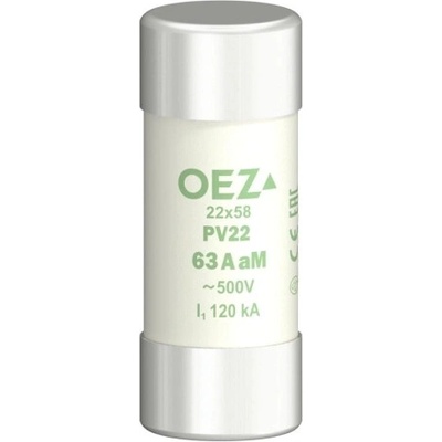 Pojistka válcová OEZ PV22 63A aM
