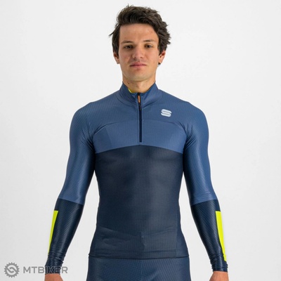 Sportful APEX dres tmavě modrá/žlutá