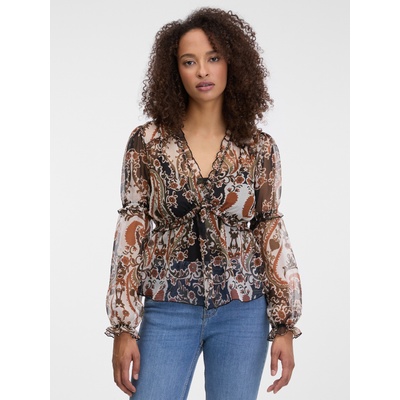 orsay Кафява дамска блуза с щампа ORSAY Orsay | Kafyav | ЖЕНИ | 34