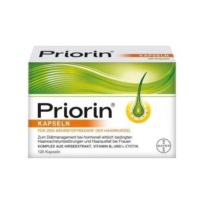 Bayer PRIORIN capsules, 120 pieces - 04002065