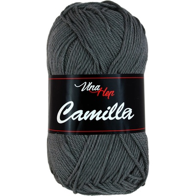 Vlna-hep Příze Camilla - bavlna Camilla: 8236 Tmavě šedá