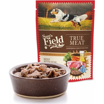 Sam's Field True Meat Adult Beef with Veal Carrot & Lingonbe
