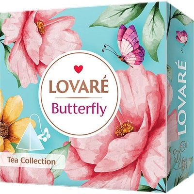 Lovaré BUTTERFLY TEA 45 pyramidek 9 příchutí 90 g