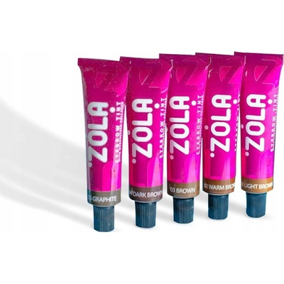 Zola henna na obočí 02 Light brown světle hnědá 5 g – Zboží Dáma