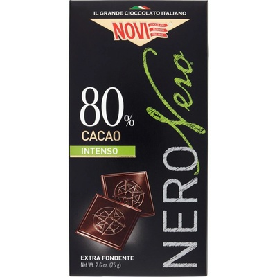 Novi extra tmavá čokoláda 80% 75 g