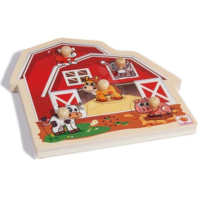 Eichhorn puzzle farma Puzzle with Sound 5 zvieratiek so zvukom