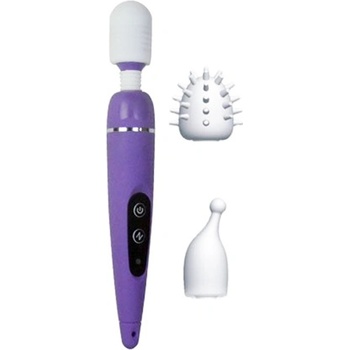 LyBaile Вибро масажор и стимулатор "king touch" 16 см. с 3 приставки